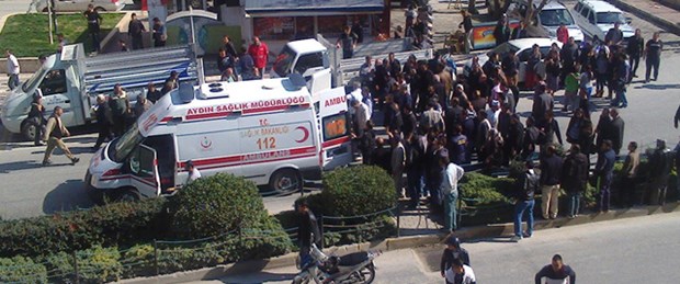 Kuşadası'nda polise ateş
