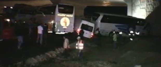 Kütahya'da zincirleme kaza