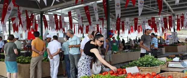 Maltepe'de organik pazar