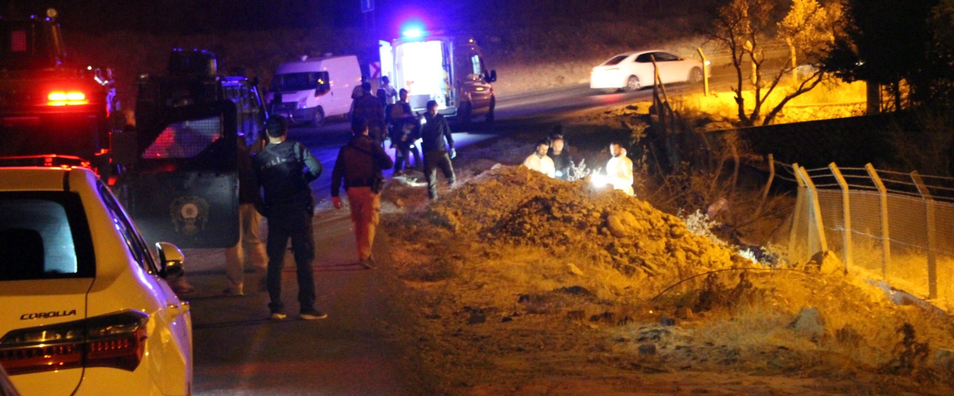 Mardin Otogarı Kamor mevkisinde zırhlı polis...