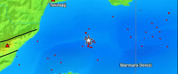 Marmara'da deprem: 5.1