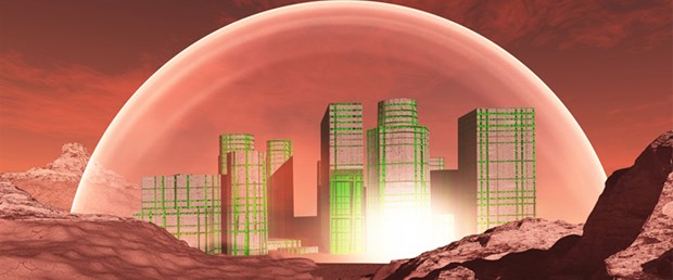Mars'a 80 bin nüfuslu koloni