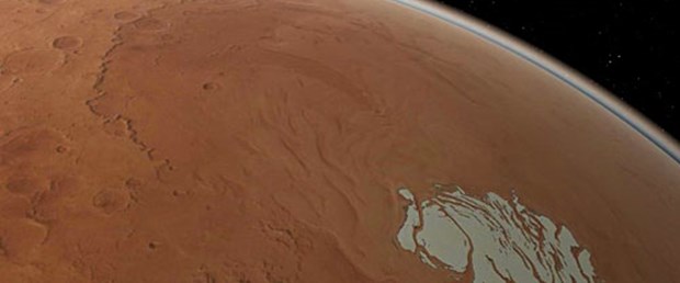 Mars'ta gani gani buz!