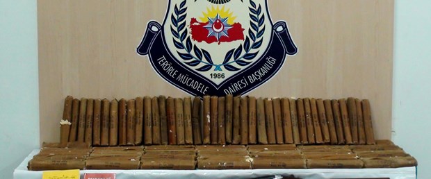 Mersin'de 36 kilo A-4 ele geçirildi