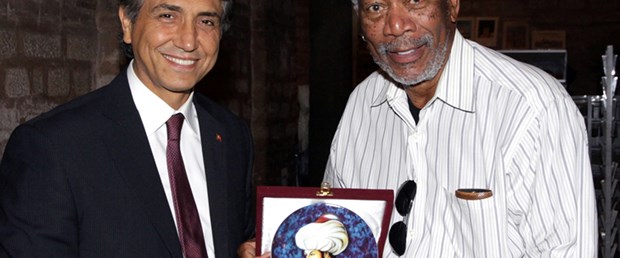 Morgan Freeman İstanbul'da