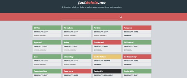 Online hesap silme kılavuzu