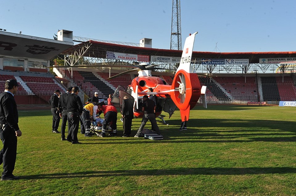 Kaymakam Safitürk, ambulans helikopterle Gaziantep'e sevk edilmişti
