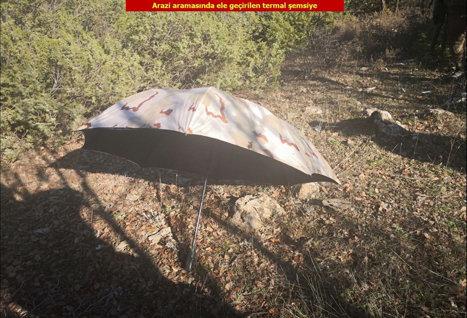 PKK'lı teröristlere ait 3 katlı 5 odalı sığınak bulundu