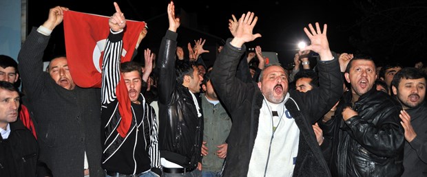 Reşadiye'de saldırı protesto edildi