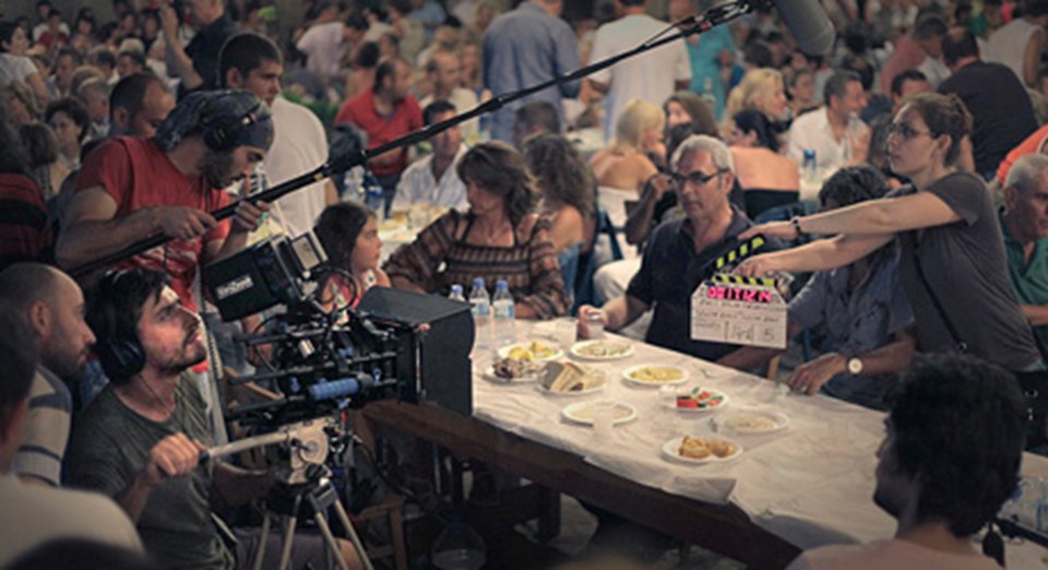 Filmin çekimlerinden...