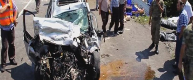 Samsun'da trafik kazası: 5 ölü