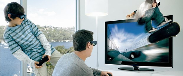 Samsung'dan 3 boyutlu plazma tv