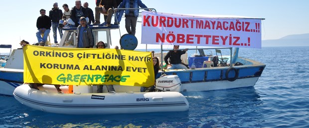 Sığacık'ta orkinos nöbeti