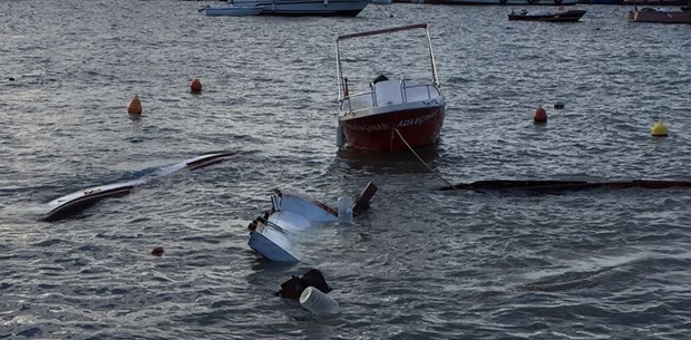 İstanbul Silivri'de etkili olan lodos...