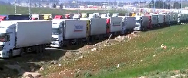 Sınırda 50 km’lik TIR kuyruğu