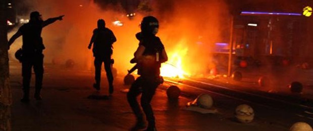 Soma protestolarına polis müdahalesi