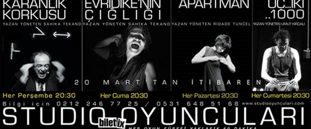 Studio Oyuncuları 4 oyunla İstanbul sahnesinde