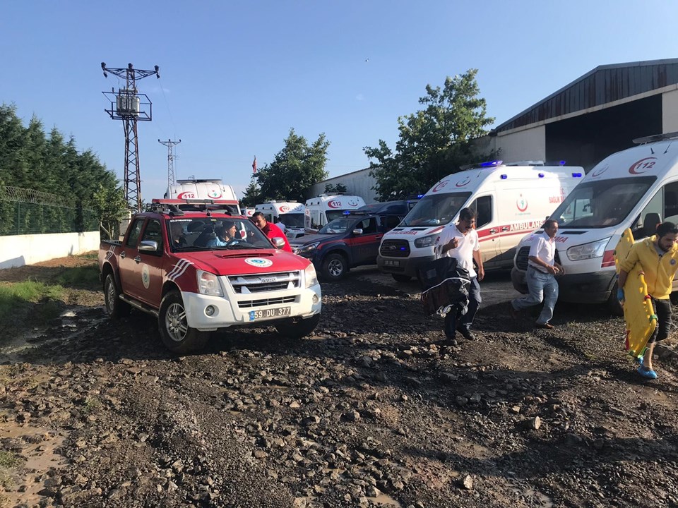 Tekirdağ, Tekirdağ tren kazası, Tekirdağ tren kazası görüntüleri