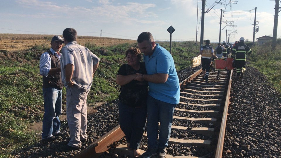 Tekirdağ, Tekirdağ tren kazası, Tekirdağ tren kazası görüntüleri