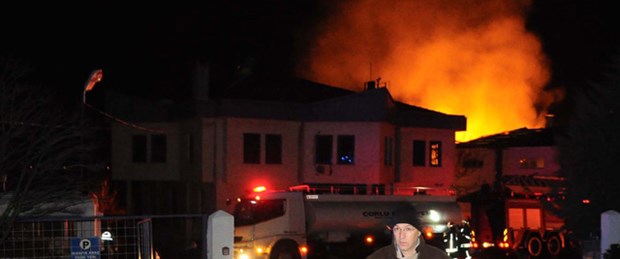 Tekirdağ'da korkutan yangın