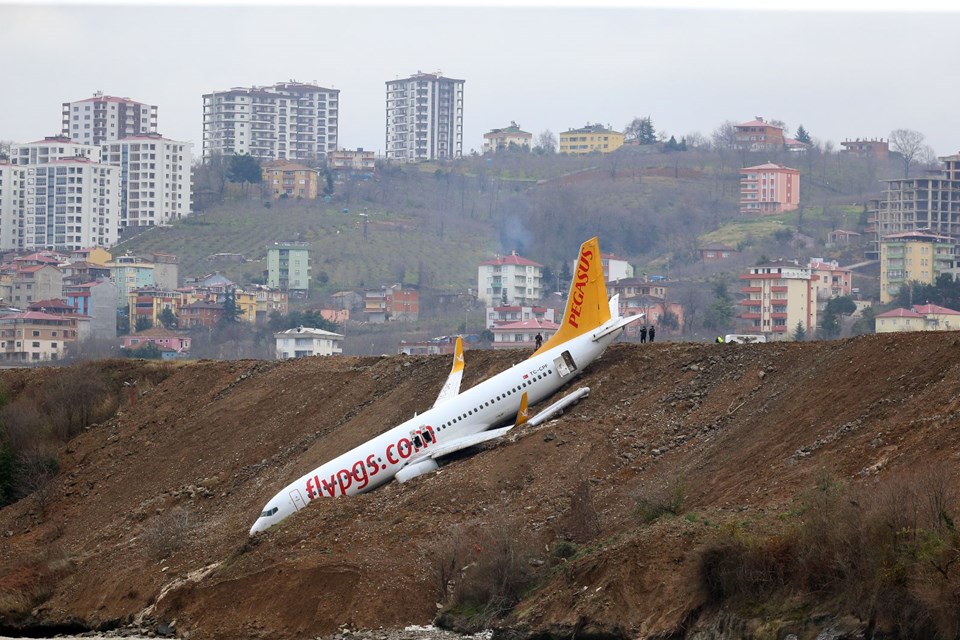Trabzon, uçak, pist, pilot