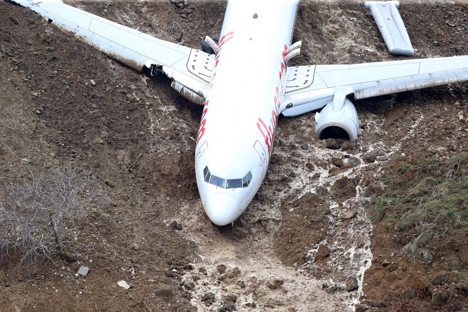 Trabzon, uçak, pist, pilot