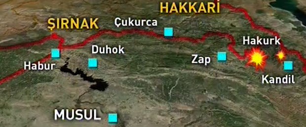 Türk savaş uçakları PKK kampını bombaladı