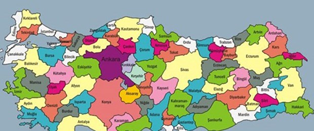 Türkiye haritası değişiyor