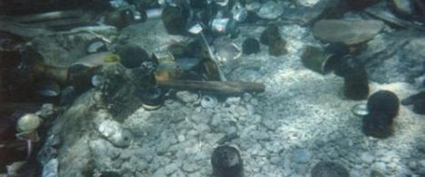 Uçağın bulunmasını çöpler zorlaştırdı