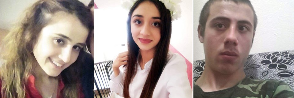 Hayatını kaybeden kardeşler Ayşe Yeşilkuşak (solda), Hatice Özdemir ve Ali Yeşilkuşak