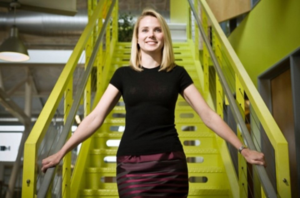 Yahoo'nun CEO'su Marissa Mayer.