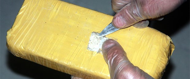 Yangın söndürme tüpünde 80 kilo eroin