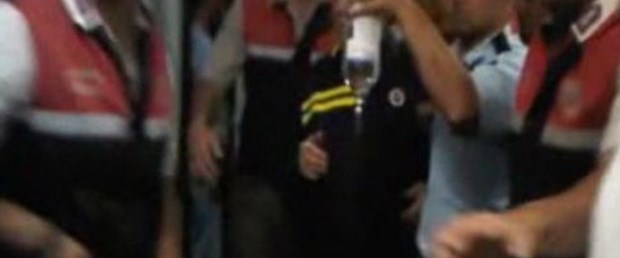 Yıldırım cezaevinden serumla götürüldü