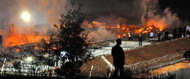 Zonguldak Kapalı Cezaevi'nde yangın