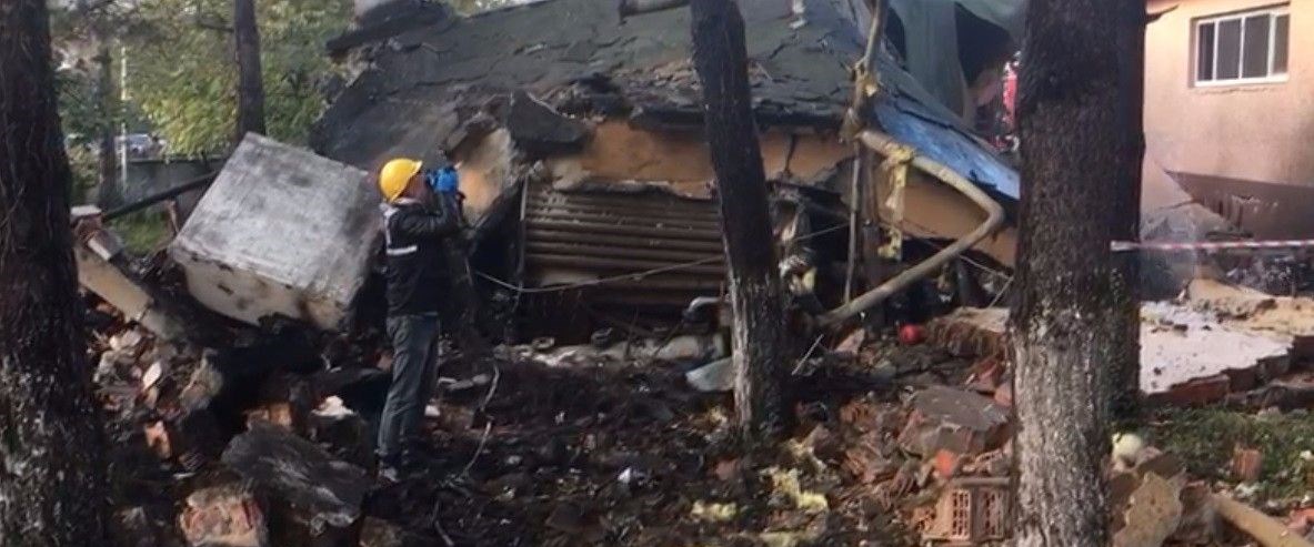 Zonguldak Çaycuma'daki lisenin kalorifer...