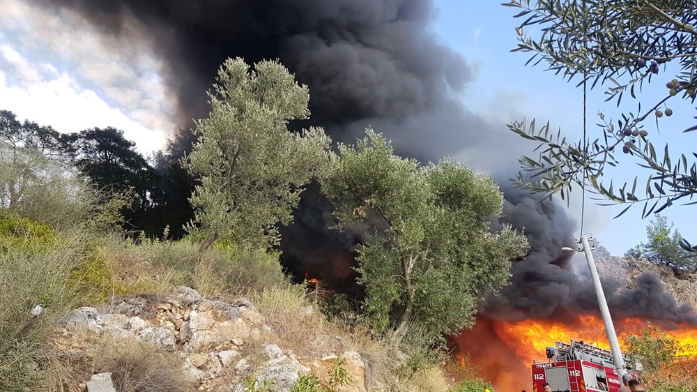 Göcek'te orman yangını (Konutta başlayan yangın ormanlık alana sıçradı) - 2