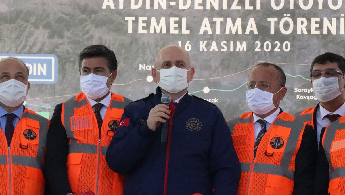 <span>Bakan Karaismailoğlu: Aydın-Denizli Otoyolu seyahat süresini 1 saat 15 dakikaya düşürecek</span><br>