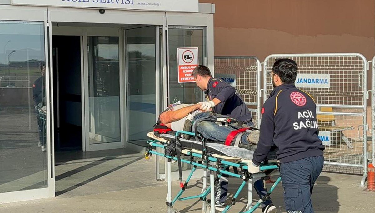 Yüksekten düşen 2 işçi yaralandı Yüksekten düşen 2 işçi yaralandı