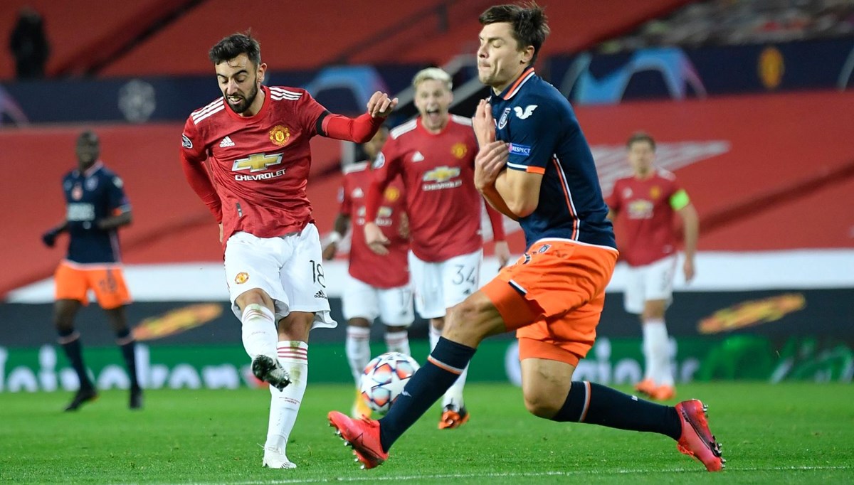 SON DAKİKA: Medipol Başakşehir, Manchester United karşısında tutunamadı