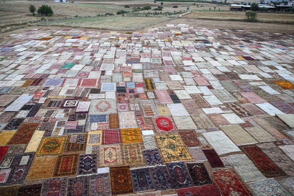 Antalya'nın rengarenk halı tarlaları - 5