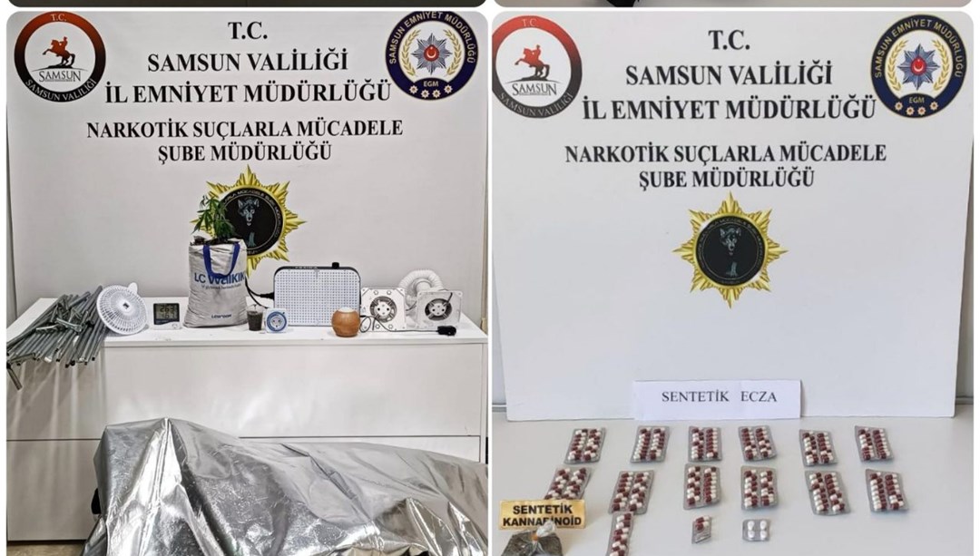 Samsun'da uyuşturucu operasyonu: 8 gözaltı