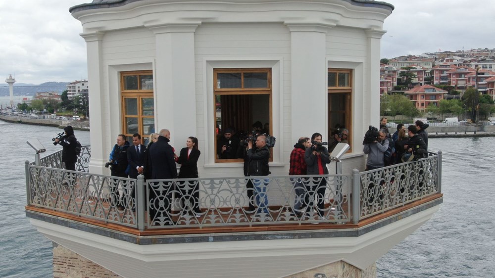 Restorasyonu tamamlanan Kız Kulesi kulesi açıldı - 6