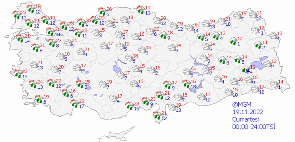 Dikkat! Havalar soğuyacak yağışlı hava gelecek! Bu hafta İstanbul ve diğer illerde hava durumu nasıl olacak? - 13