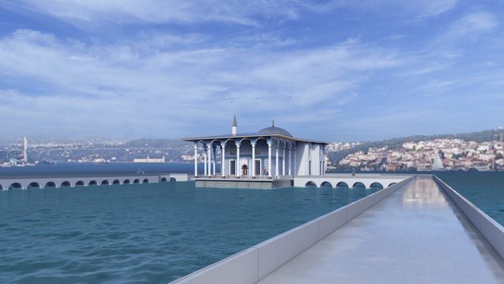 Denizin ortasında inşa edilen tek Osmanlı yapısı Sultaniye Köşkü yeniden doğuyor - 6