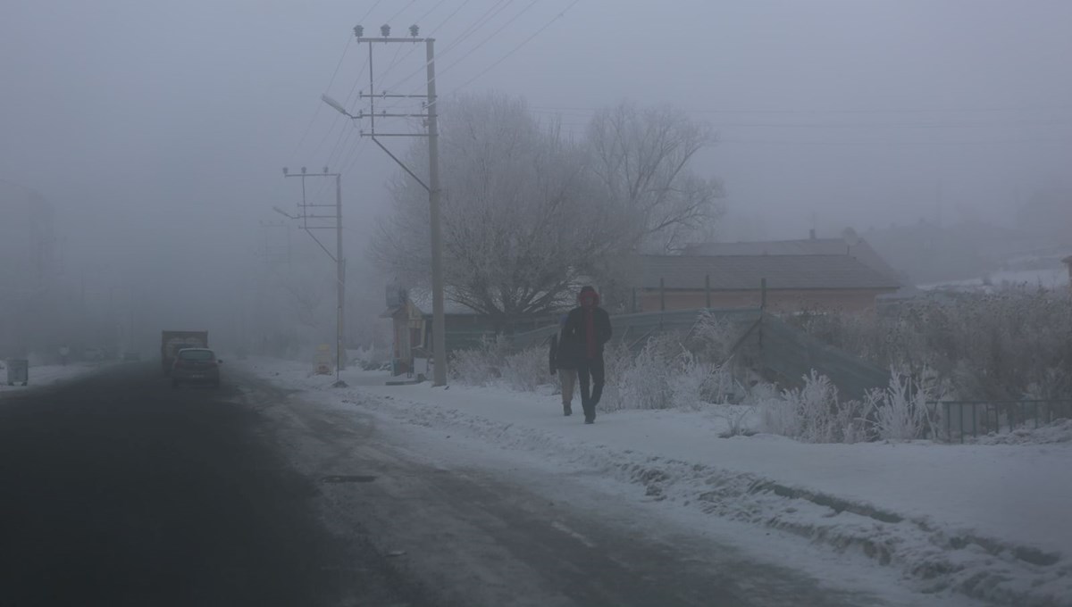 Doğuda dondurucu soğuk: Hava sıcaklığı eksi 10 derece