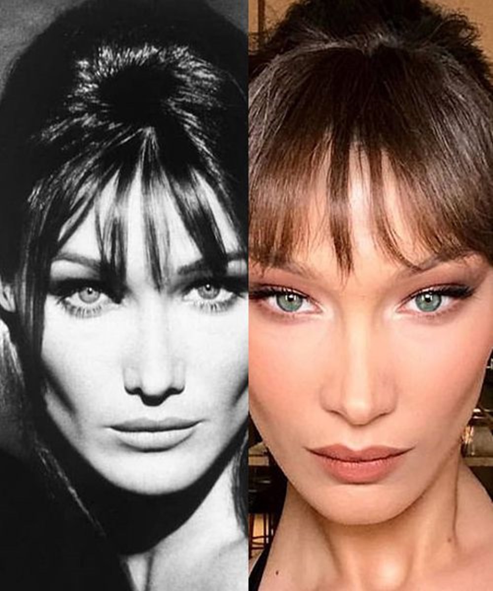 Carla Bruni Ile Bella Hadid In Benzerligi Yine Gundemde Birbirine Ikizi Kadar Benzeyen Unluler Magazin Haberleri Ntv