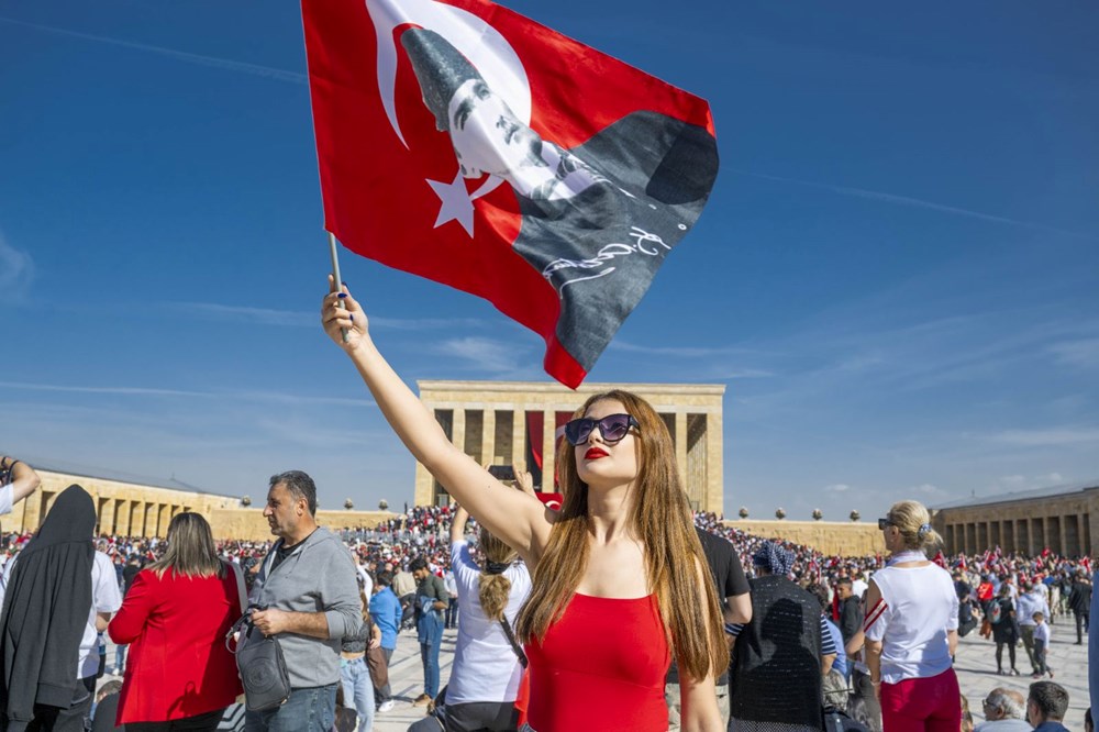 Cumhuriyet’in 100’üncü yılında Anıtkabir’de rekor - 3