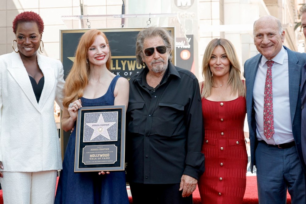 Jessica Chastain, Hollywood Şöhretler Kaldırımı’nda yıldız sahibi oldu - 3