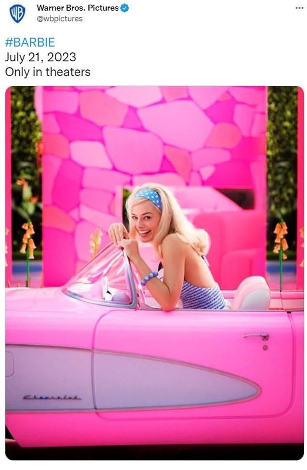 Margot Robbie'li Barbie filminden ilk kare - 2