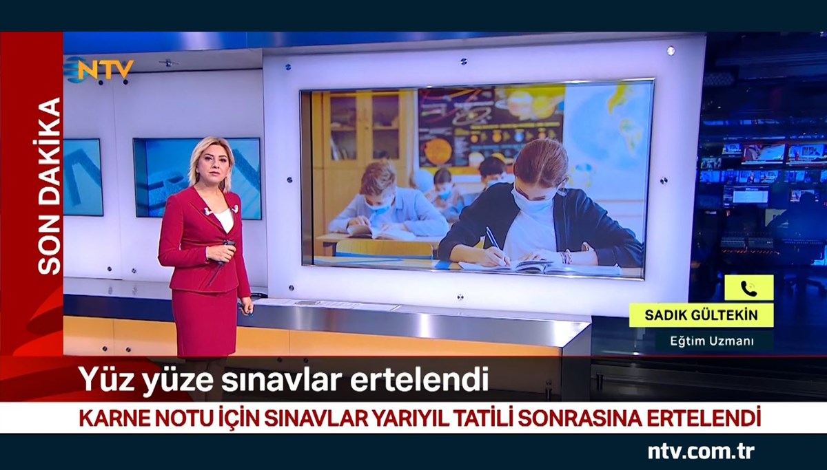 Yüz yüze sınavlar ertelendi